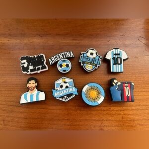 Messi Argentina 🇦🇷 Soccer Croc Charms/Jibbitz Lot For Crocs